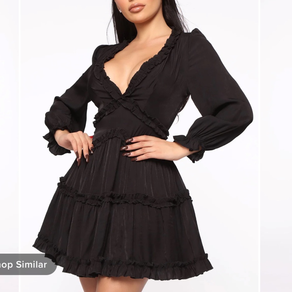 NEW! Fashion Nova flirty & fun style black dress